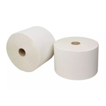 EcoWipe mammoet poetsrol wit 2x1000m. 1-laags, 23 cm (24)