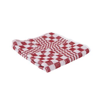 Keukendoek blok 50x50 cm. rood 3 stuks