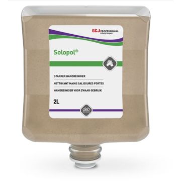 DEB Solopol Classic zeep 4x2 L. oplosmiddelvrije handzeep met korrel