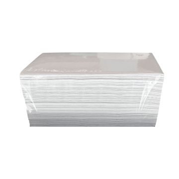 Euro Handdoekpapier V-vouw recycled wit 2-laags 22 x 22,5 cm 20 x 200 stuks