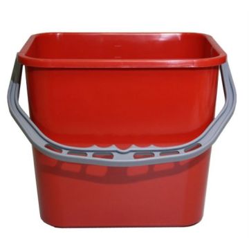 Emmer rood 12 liter tbv werkwagen