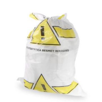 Waszak cytostatica hdpe wit 58 x 100 cm 25 x 10 stuks