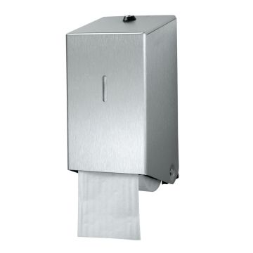 Euro Dispenser RVS tbv toiletpapier met dop