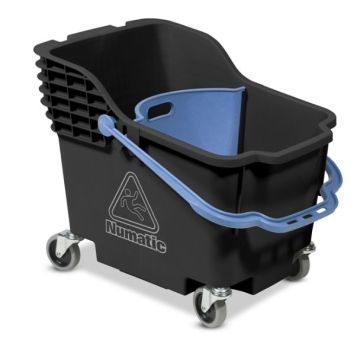 Numatic Rolemmer Reflo zwart met blauw hengsel