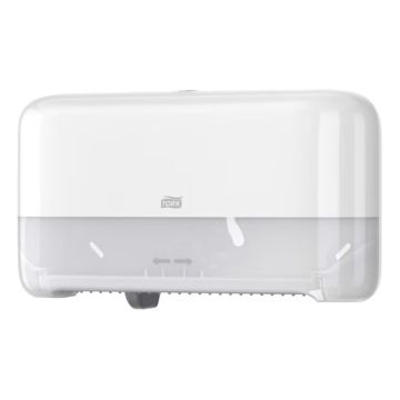 Tork Dispenser Optiserve wit tbv 2 rollen hulsloos toiletpapier T7