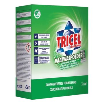 Tricel Vaatwaspoeder ecologisch 4 x 2,5 kilo