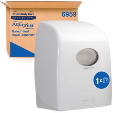 Kimberly Clark Aquarius Dispenser wit tbv handdoekrol