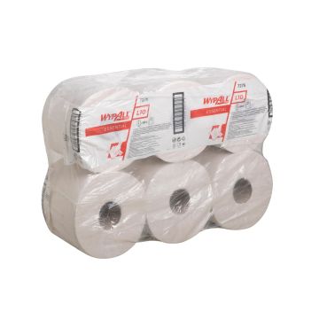 Wypall Poetsrol L10 Essential 1-laags wit 6 x 300 meter