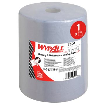 Wypall L20 Extra+ poetsrol blauw 500 v. 2 laags