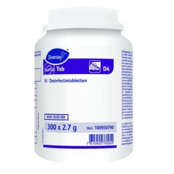 Suma Chloortabletten Tab D4  7321 N 4 x 300 stuks