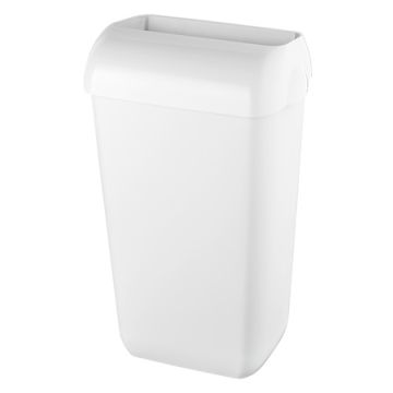 PlastiQline afvalbak PQA23 wit 23 L.