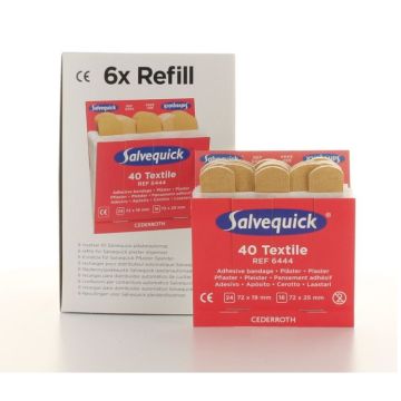 Salvequick 240 pleisters 6444 a 6 doosjes met 40 pleisters