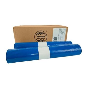 Afvalzak LDPE T60 80 x 110 cm blauw 10 x 20 stuks