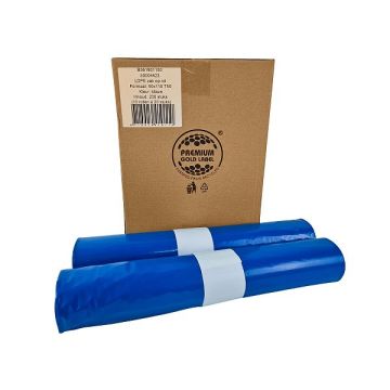Afvalzak blauw 90x110cm T50 10x20st.