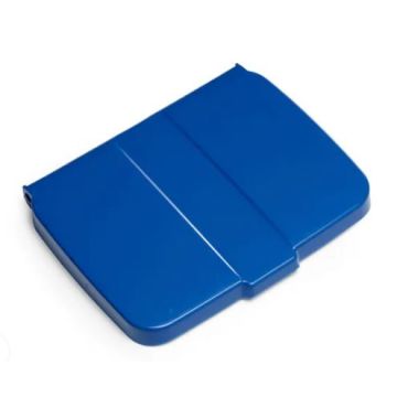 Filmop Deksel plastic blauw t.a.v. afvalzakhouder