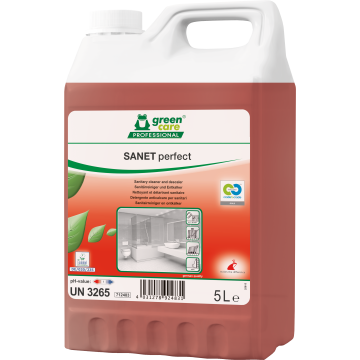 Tana Sanet Perfect 2x5 L. sanitairreiniger en ontkalker