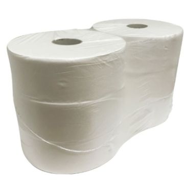 BlackSatino toiletpapier jumbo maxi wit 2-laags 6 x 380 meter