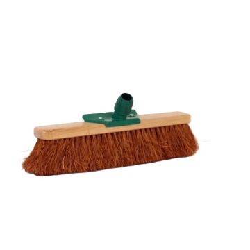 Betra Zaalveger incl schraper hout met kokosvezel 40 cm