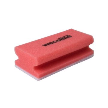 Wecoline Sponspad rood/wit 10 stuks