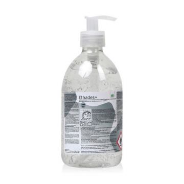 Ethades+ Handdesinfectie 12x500ml Fles met pompje 14694 N