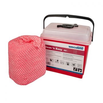 Clean &apos;n Easy sanitair doek rood 150st 36x30cm