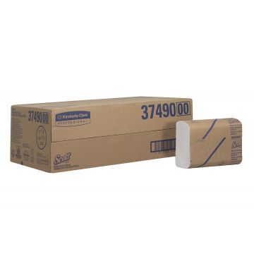 Scott handdoek multifold wit 1 laags 24 x 20 cm 16 x 250 vel