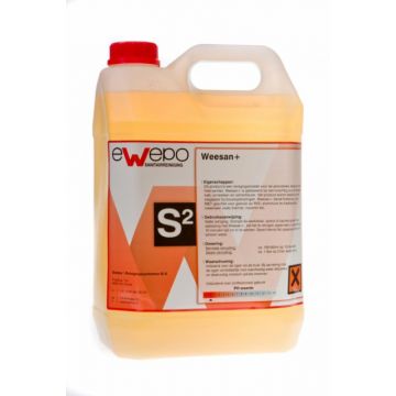 Ewepo Weesan+ 2x5 L. Periodieke sanitairreiniger