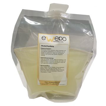 Ewepo Neutral ongeparfumeerde handzeep 8 x 800ml.