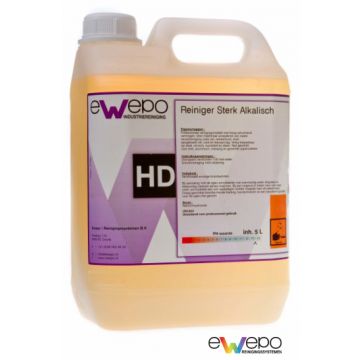 Ewepo reiniger sterk alkalisch 2x5 L. Verwijderd zware vervuilingen