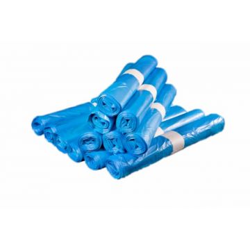 HDPE Zakken Blauw 63x70cm T15 40x25st