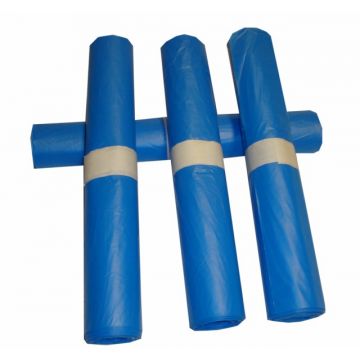 HDPE Zakken Blauw 80x110cm T25 15x20st