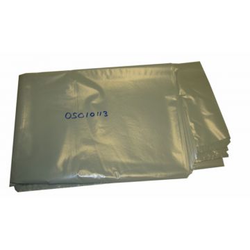 Afvalzak grijs 85x100x0,07my 10x15st.