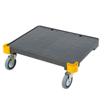 Aanouwplaat M 2 wielen 100 mm