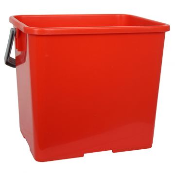 Werkwagen emmer rood 6 ltr