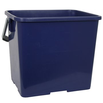 Emmer voor werkwagen blauw 6 ltr