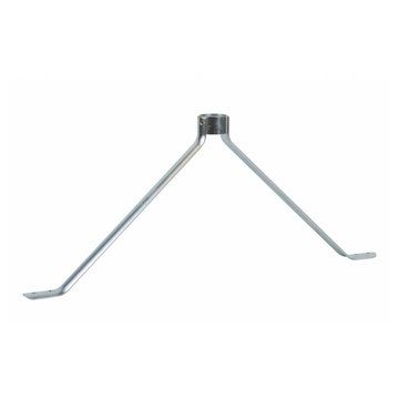 Steelhouder metaal  Ø28 mm hoog 190mm