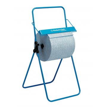 Kimberly Clark vloerdispenser blauw metaal