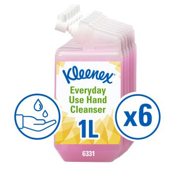 Kleenex handreiniger roze 6 x 1 liter (128)