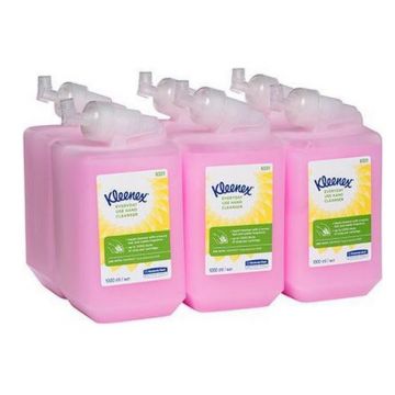 Kleenex handreiniger roze 1 liter fles