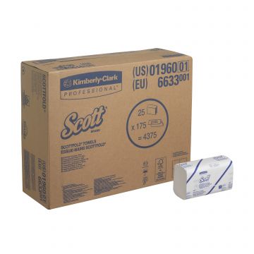 Scott Scottfold handdoek 1 laags 25x175v wit (21)