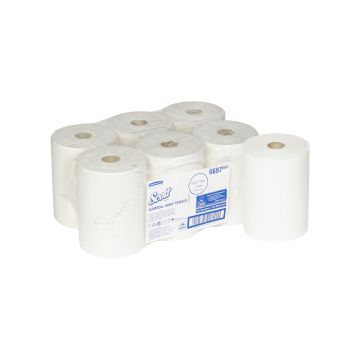 Scott Slimroll handdoek XL wit 6x190m 1 laags airflex (54)