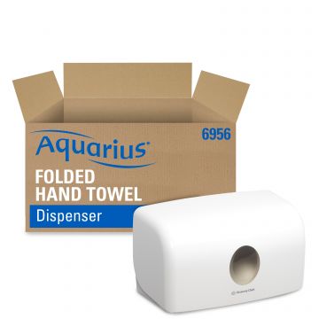 KC Aquarius handdoekdispenser mini wit