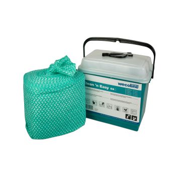 Clean &apos;n Easy Hygienische doek groen 150 vel/ 70% ethanol