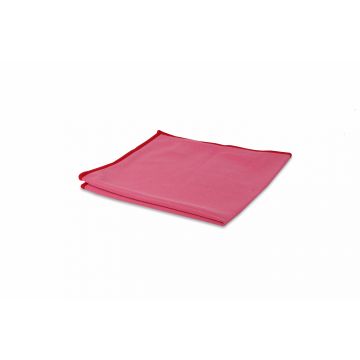 Microvezel glas/metaaldoek rood p.st