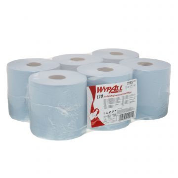 Kimberly Clark Wypall L10 Combirol blauw 6 x 800 vellen