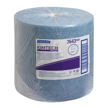 Kimtech prep poetsrol blauw 500 vel