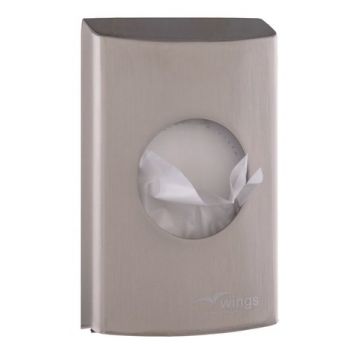 Wings Hygienezakjeshouder RVS anti fingerprint