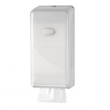 Pearl White toiletpapier dispenser bulkpack