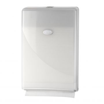 Pearl White vouwhanddoekdispenser mini folded