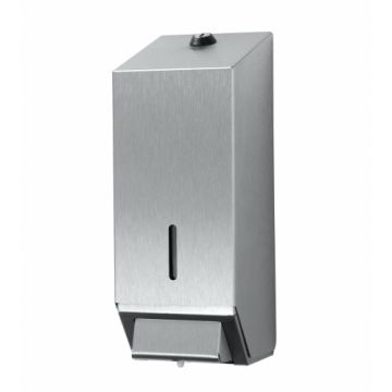 Euro RVS mat Dispenser 1 liter navulbaar 260 x100 x 95 mm